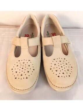 SAS Willow T Strap Shoes Womens 9.5 Comfort Leather Tripad EZ Strap EUC $195